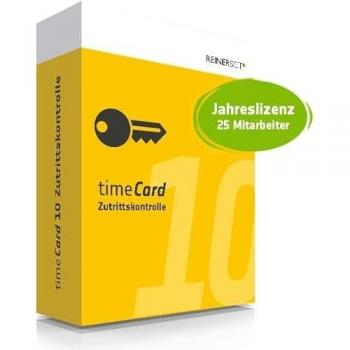 Reiner SCT timeCard 10 ZuKo 25 MA Annual Subscription