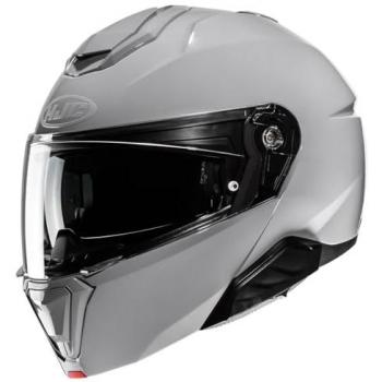 HJC i91 Solid Casco - Gris (XL)