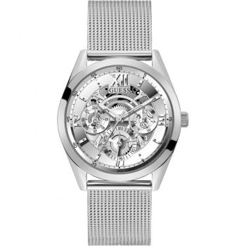 Reloj Guess Tailor GW0368G1 Hombre Plateado Pulido con correa de acero inoxidable