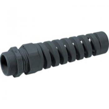 Cable Gland M25 with Protective Bend Sleeve – Polyamide, RAL 9005