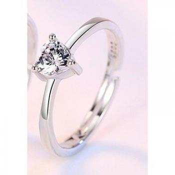 Sortija de compromiso Forever Love con zirconia