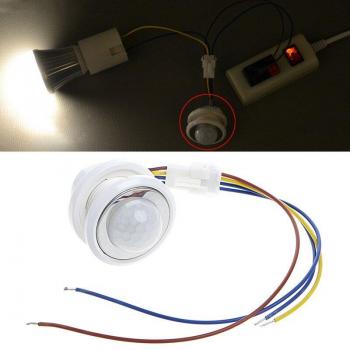 LED PIR Sensor 40mm mit einstellbarer Verzögerung