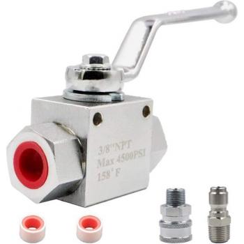 Conector Manguera Lavado 3/8 MNPT rápido