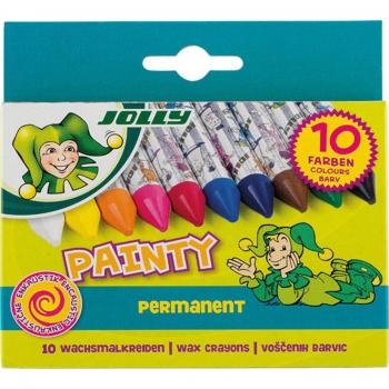 Jolly Jolly Målare & Vaxkrittor, 10-pack