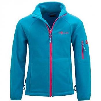 Chaqueta Polar para Niños Trollkids Arendal Turquesa/Frambuesa 14 años