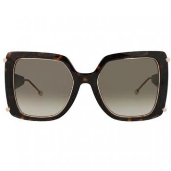 Philipp Plein Spp121s Cat‑II Women’s Green Gradient Sunglasses – 56mm
