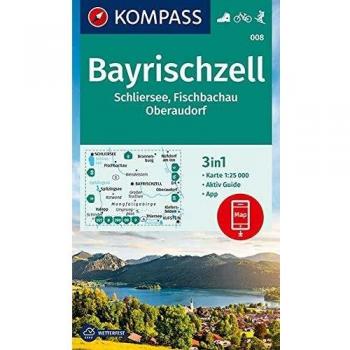 KOMPASS Wanderkarte Bayrischzell, Schliersee, Fischbachau, Oberaudorf: 3in1 Wanderkarte 1:25000 mit Aktiv Guide inklusive Karte zur offline Verwendung ... Skitouren. (KOMPASS-Wanderkarten, Band 8)
