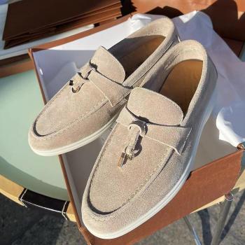 Mocasines Causales Beige para Correr