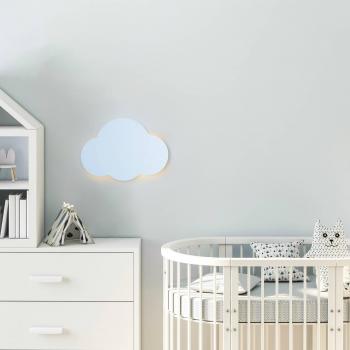 Cloud Wall Lamp, Blue Steel, Indirect Light, 38 x 27 cm