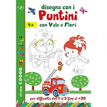 Disegna con i puntini con Vale e Florì. Per difficoltà dall'1 al 5 sino al +20