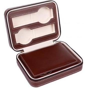 Boîte de rangement de montre avec fermeture éclair