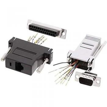 DA9-PMJ8-K-RC Adattatore sub-d Spina sub-d a 9 poli - Presa RJ45 1 pz. - Mh Connectors