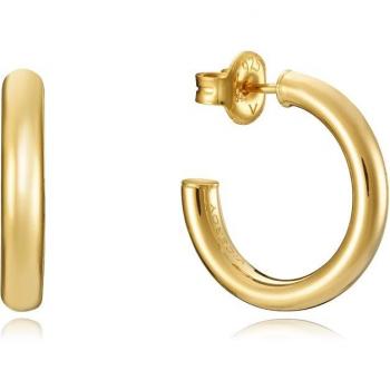 Aros Dorados Viceroy – Pendientes de Plata de Ley
