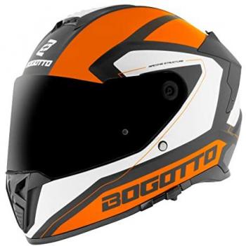 Bogotto FF122 BGT Casco de Seguridad Blanco Naranja XS
