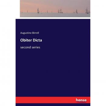 Obiter Dicta: second series