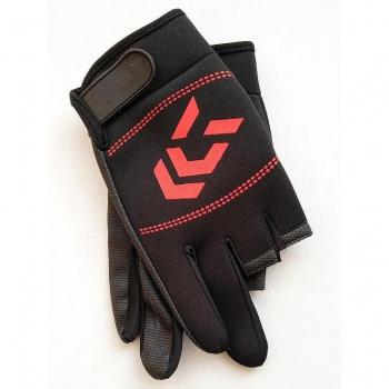 Anti-Rutsch Angeln Handschuhe mit drei Fingern