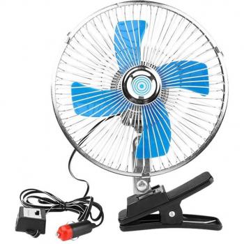 Enfriador de aire para vehículo 12V, miniventilador de 8 pulgadas