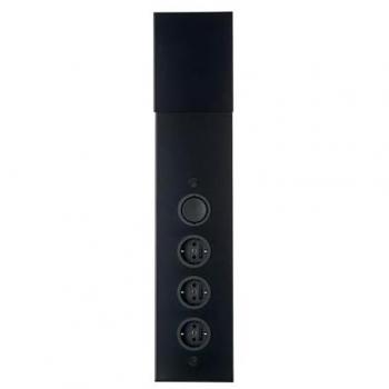 Thebo Steckdose 3-fach mit Schalter Typ STS3007 schwarz