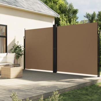 VidaXL Seitenmarkise Taupe 200x600 cm