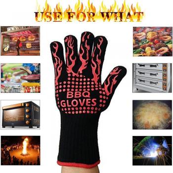 Flame Retardant BBQ Grill Gloves