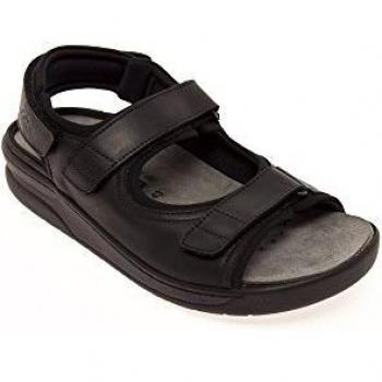 Mephisto Komfort Sandalen Herren schwarz 47