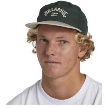Billabong Arch Team 5-Panel Snapback Cap - Dark Green - One Size
