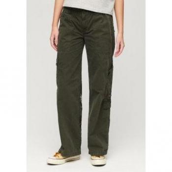 Superdry Damen Cargohose mit niedrigem Schnitt