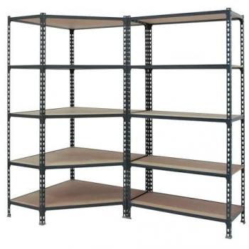 Simonrack MADERCLICK Schwerlastregal 180x50x180 cm anthrazit