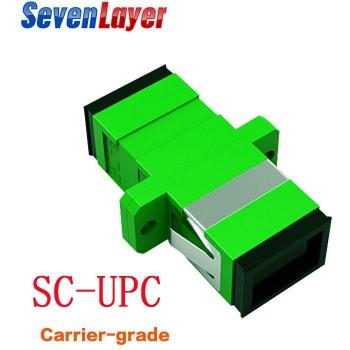 Adaptador UPC Óptico modo simplex SC‑SC