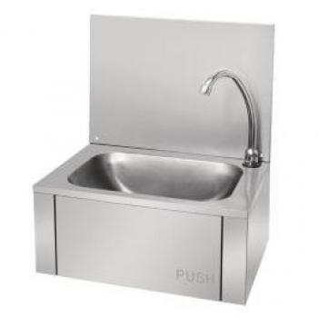 Lave-mains inox commande genou Vogue