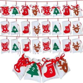 DIY Christmas Countdown Bag Calendar