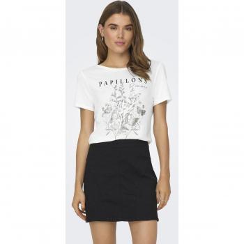 ONLY Free Life Mujer – Camiseta Crudo
