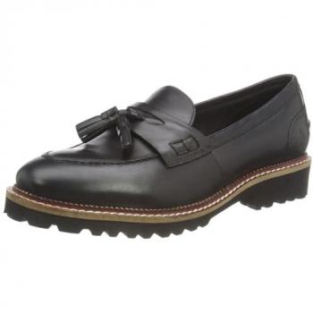 Damesinstappers Hush Puppies Ginny in Suède Zwart