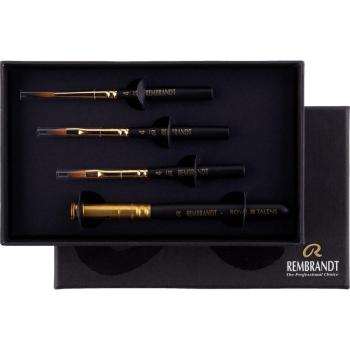 Rembrandt Compact Plein Air Watercolor Brush Kit – Red Sable Hair Travel Set