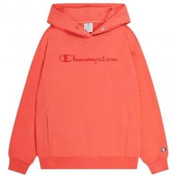 Hoodie Champion logo centré rouge femme XS