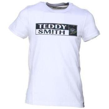 T-shirt bébé Teddy Smith 61006036D couleur blanche