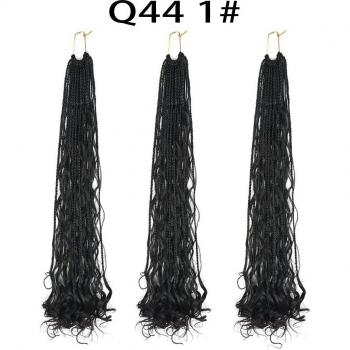 Extensión LISI Ganchillo 22 Hebras – Pelo Trenzado Negro