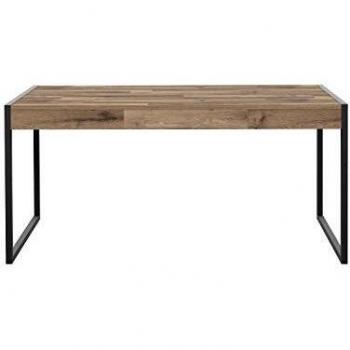 FORTE Esstisch 75,5 cm hoch mit Schubkästen