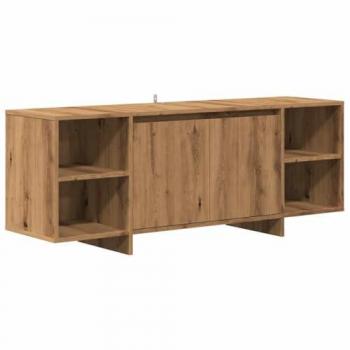 VIDAXL - Mobile tv Rovere Artigianale 130x35x50 cm in Legno Multistrato