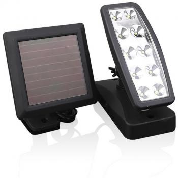 Proyector LED solar de 2 W con sensor de movimiento negro VO1930 volteno 5902409258981