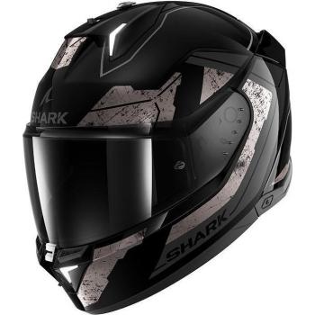 Shark Skwal i3 Rhad Casco - Negro Gris Plata (L)