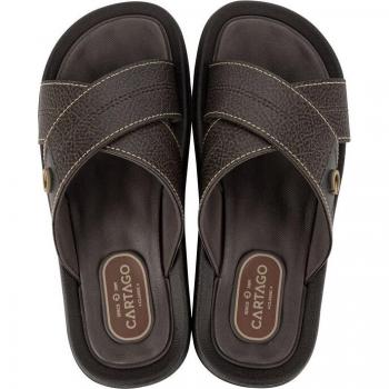 Cartago FIJI IV SLIDE AD CHANCLA para hombre Marrón