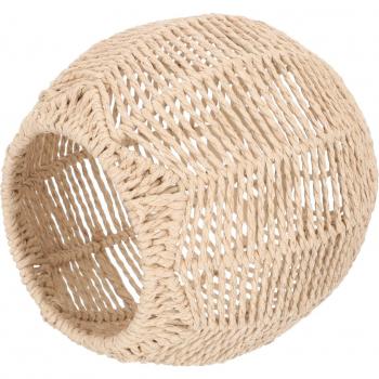 Pantalla colgante de papel de mimbre decorativa