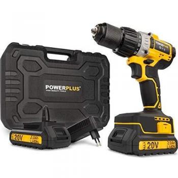 PowerPlus 20V Percussore + Avvitatore con Batterie Ricaricabili