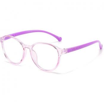 Children's Anti-Blue Light Small Round Glasses for Online Classes