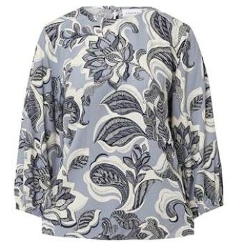 Camicia Donna Blu Fumo Elegante