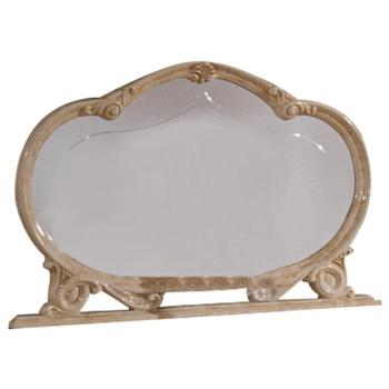 Miroir Mural Beige Laqué Brillant Lesly 130cm
