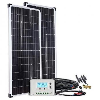 Offgridtec Solaranlage basicPremium-L 200W 12V/24V Komplettsystem