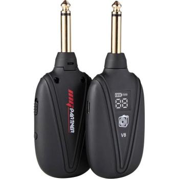 V8 UHF Wireless Electric Guitar System 4 Channel 50M