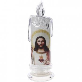 Flameless Jesus Prayer Candle